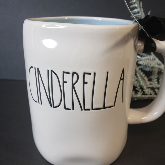 NEW Rae Dunn Disney Collectible Cinderella Double Sided Stoneware Mug - Picture 2 of 7